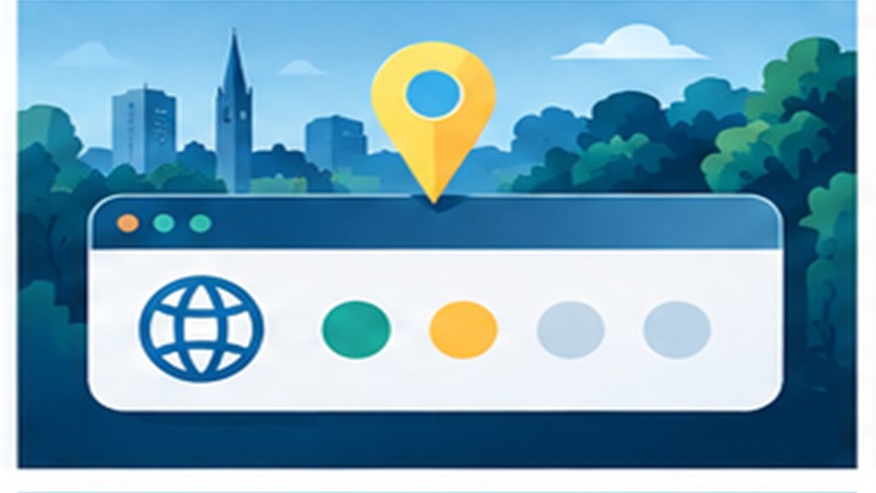 Illustration: Geo-Domains für Gastronomie und Lieferdienste